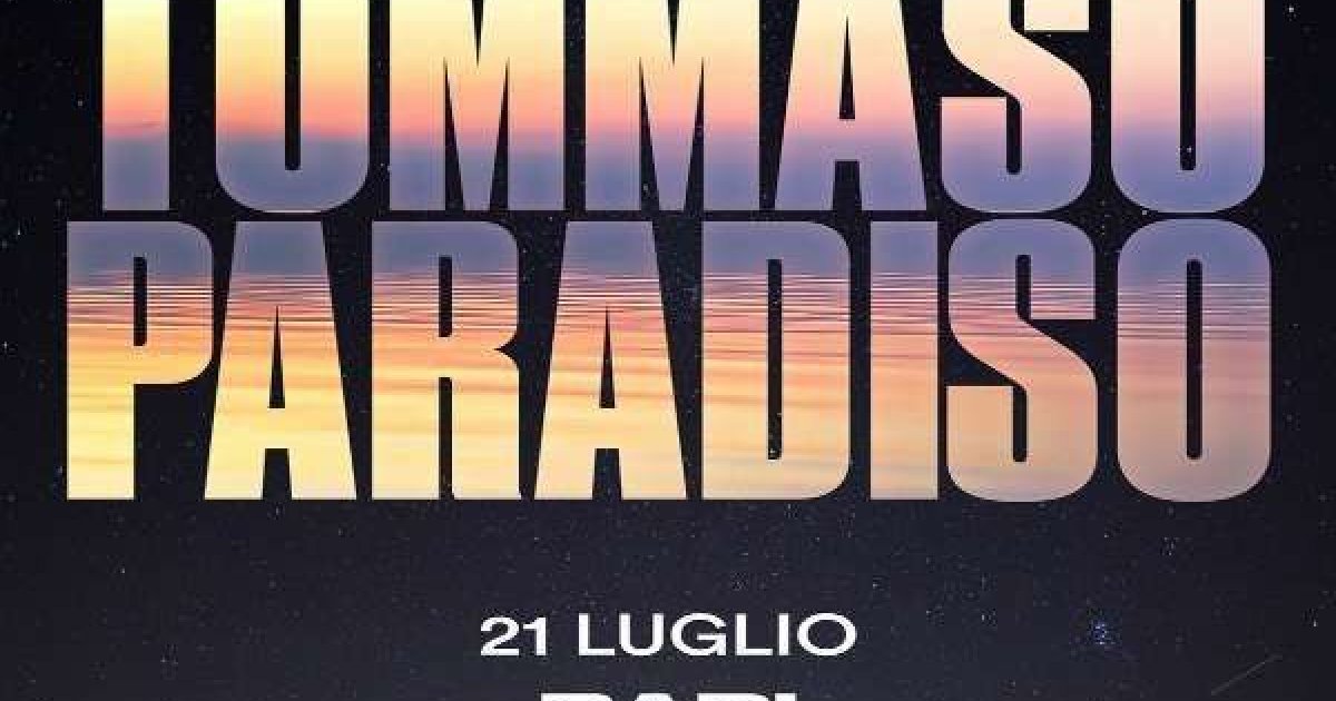 Tommaso Paradiso live a Bari